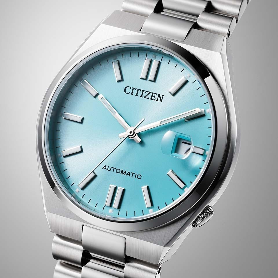 CITIZEN COLLECTION NJ0151-88M Silver Blue Stainless Men Japan Watch NEW
