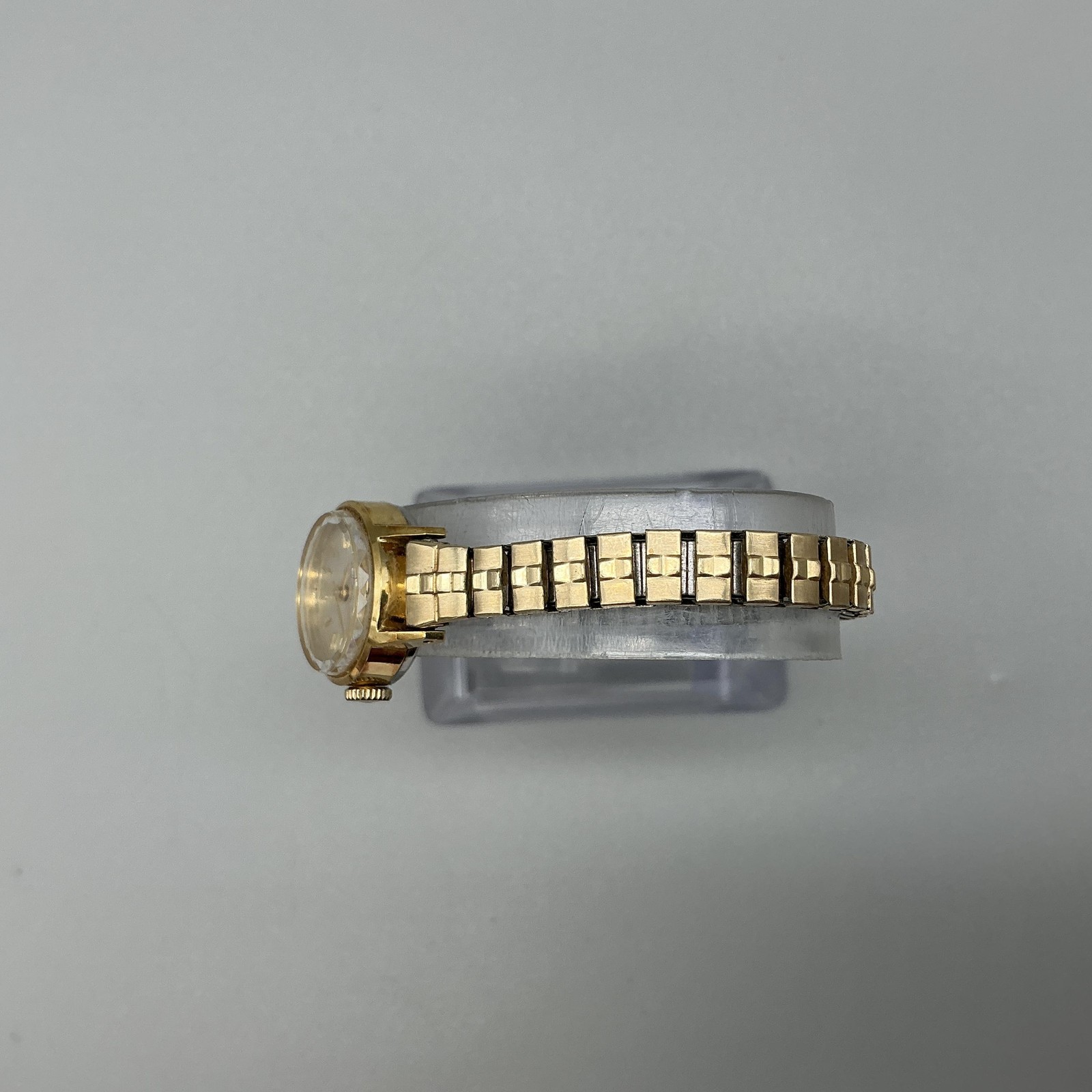 Vintage Seiko Womens Watch 18mm Gold Plated 11-0109 Stretch Manual Wind
