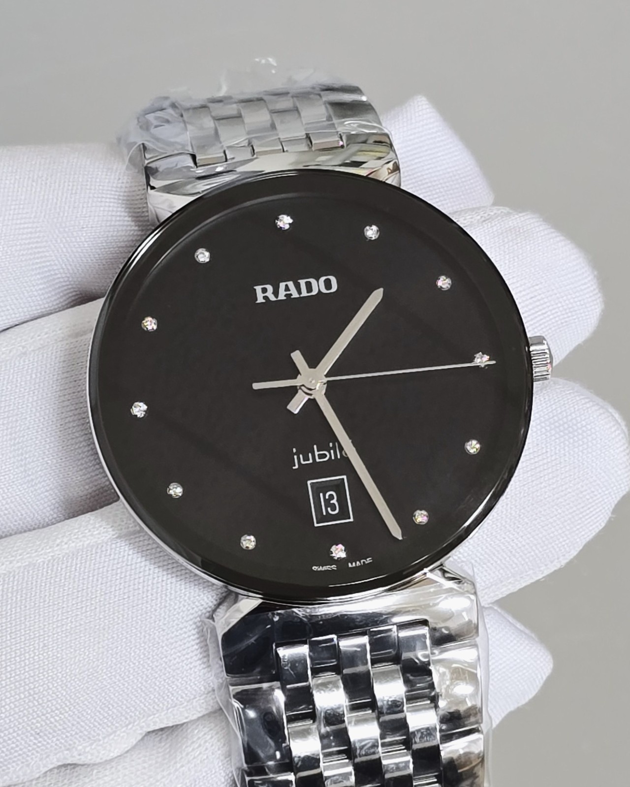 Rado Florence Quartz 38mm Black Diamond Dial Men’s Watch R48912733