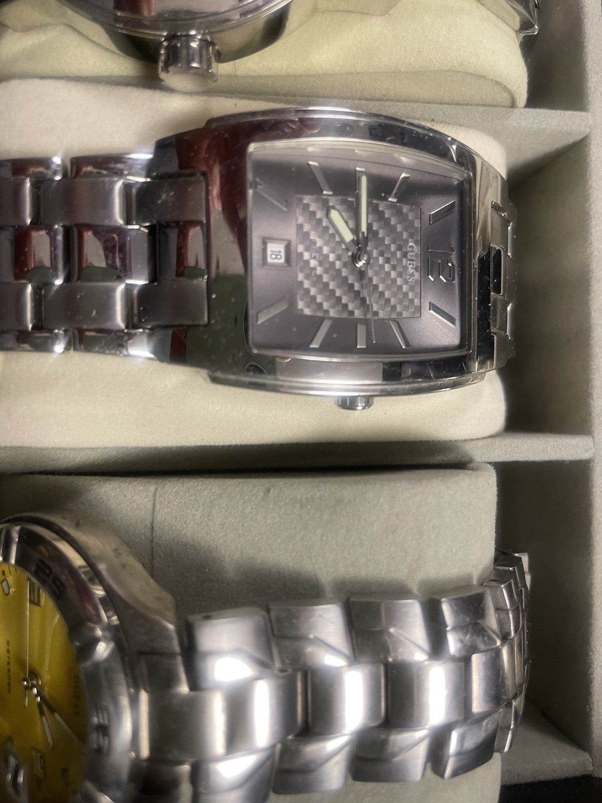 GUESS AND KENNETHCOLE watches for men used buy now