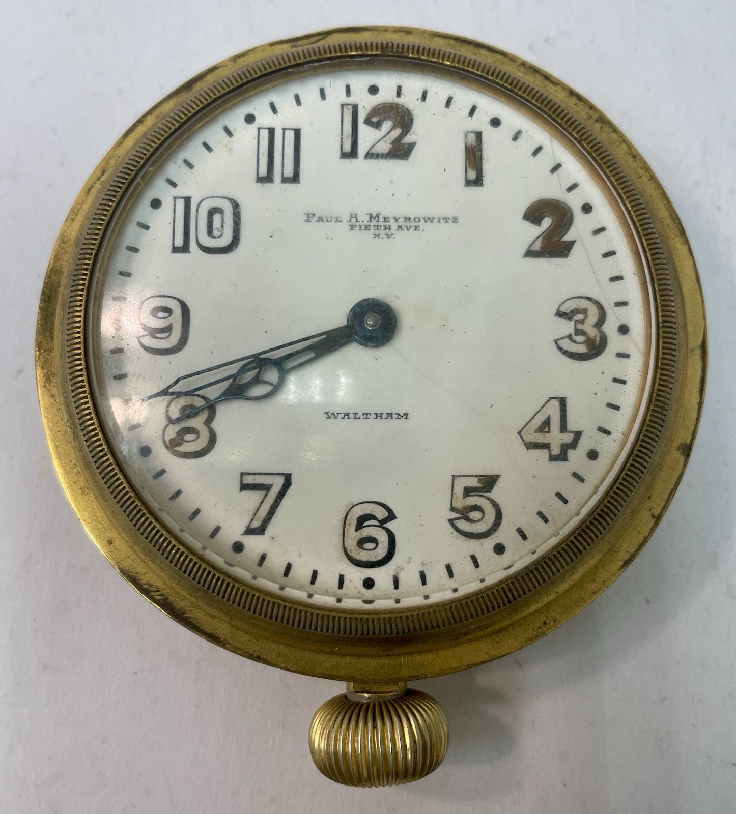 1918 Waltham Grade 8 Day Size 37s Model 1910 17 Jewel, Pocket Watch, AS IS