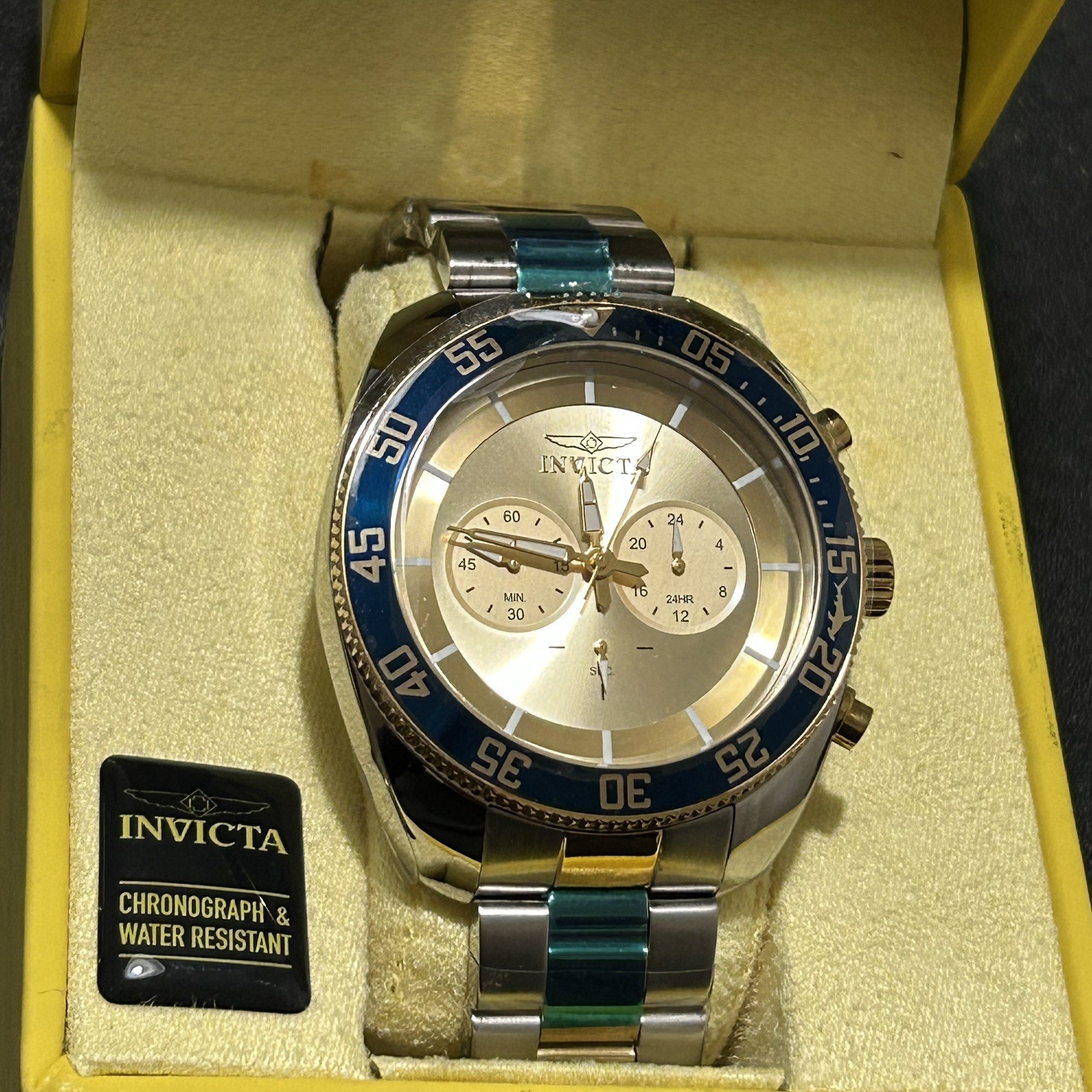 Invicta Men’s 48mm Pro Diver 30057 Quartz Chronograph Stainless Steel Watch NEW