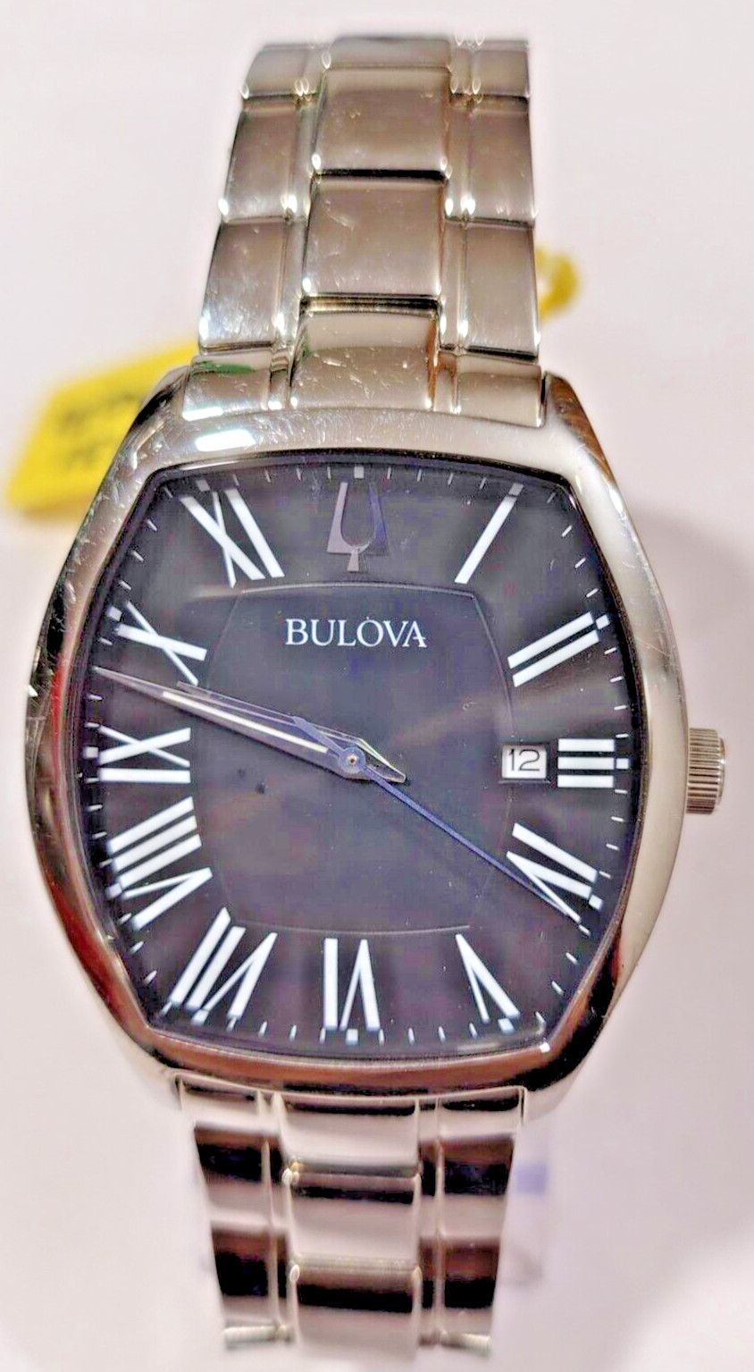 BULOVA CLASSIC AMBASSADOR TONNEAU SHAPE BLACK DIAL MEN’S WATCH MB-571