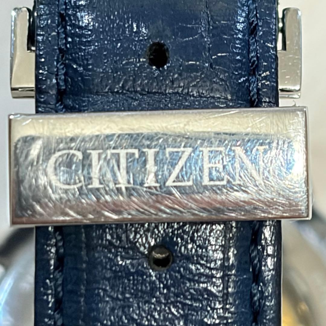 CITIZEN NJ0080-17L Mechanical Analog Watch Navy Box