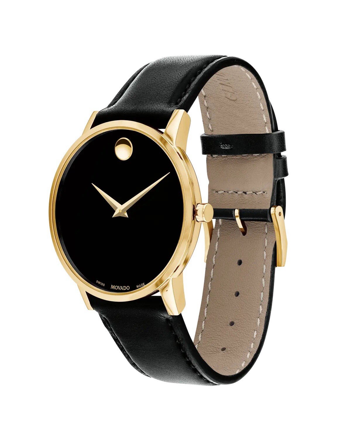Movado Men’s Museum Classic- Current 2024 Black Strap