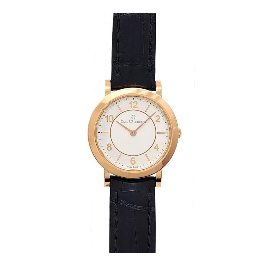 Carl F. Bucherer Adamavi Ladies 00.10308.03.16.01 Pink Gold Quartz Silver dial