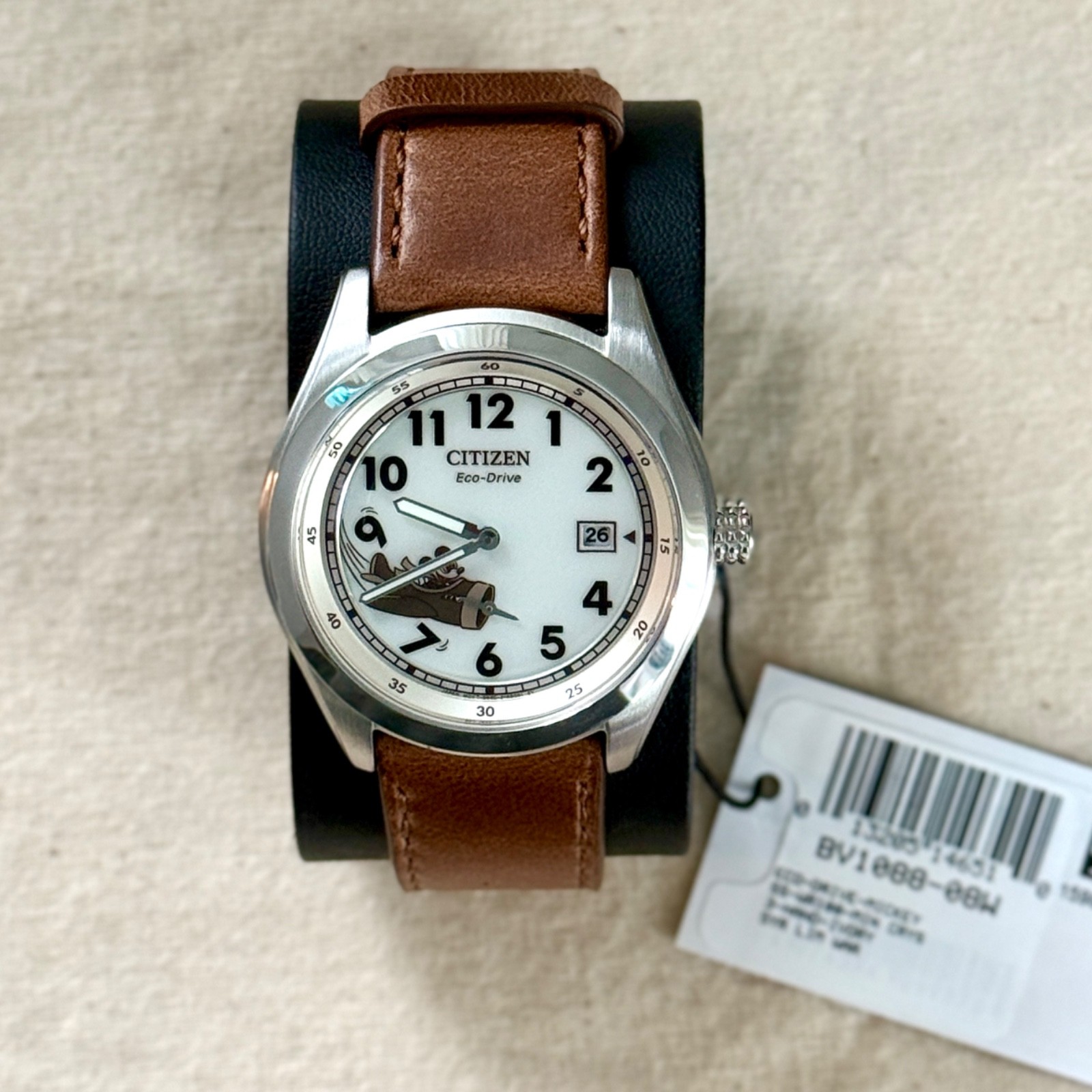 Citizen Eco-Drive Mickey Aviator Men’s Ivory Watch BV1088-08W