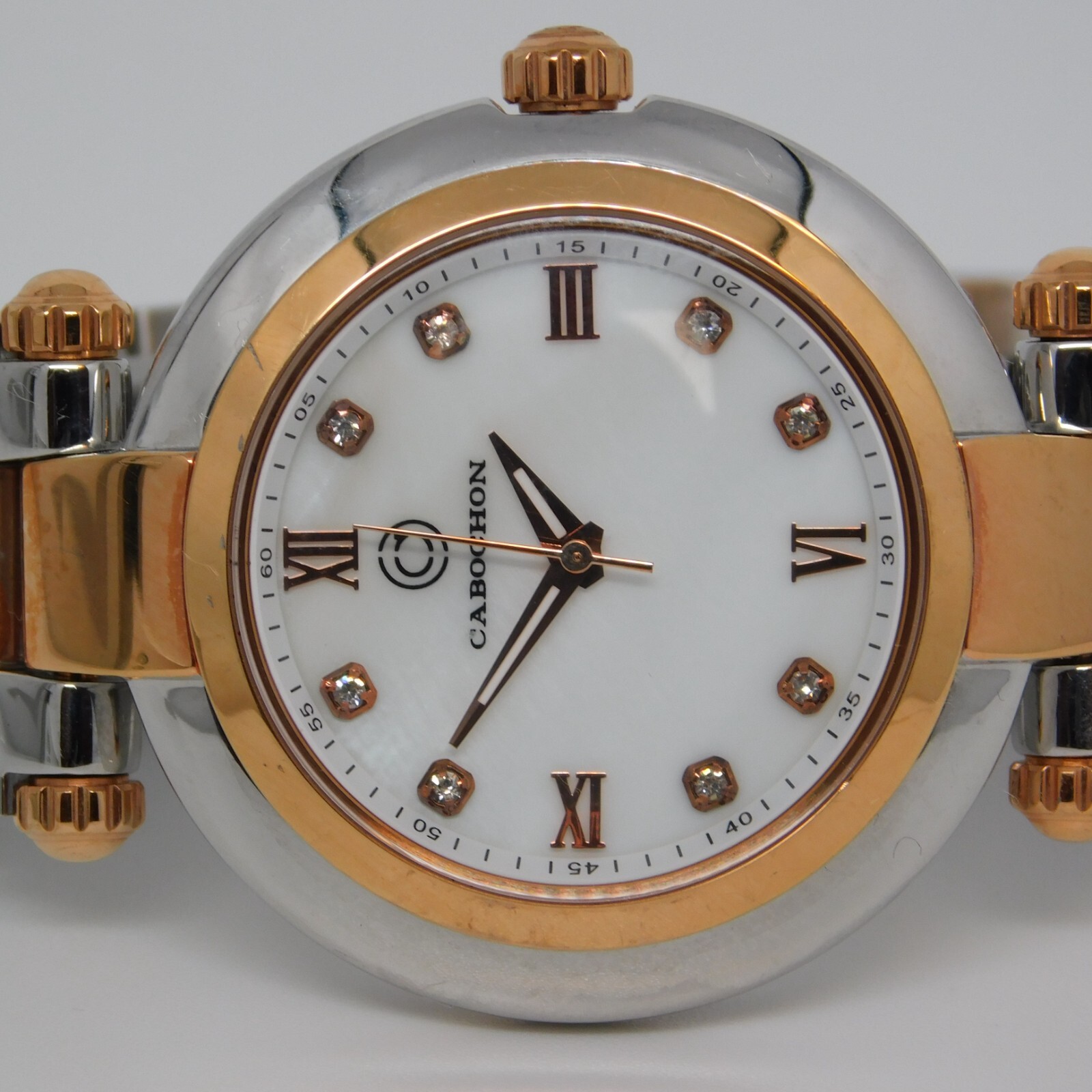 CABOCHON 16088 Mineral Crystal Quartz Analog Women’s Watch Sz.5 1/4″ New Battery