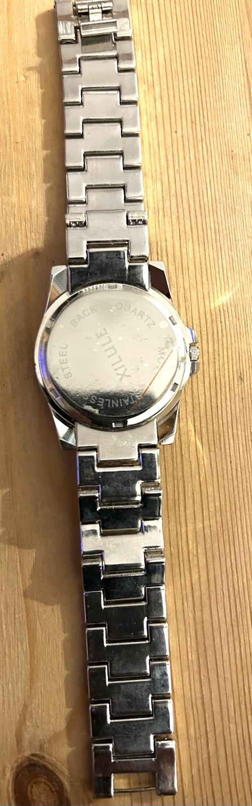 XILULE SUPER BLING CRYSTAL Silver TONE CRYSTAL PAVE STUNNING WATCH New B#2