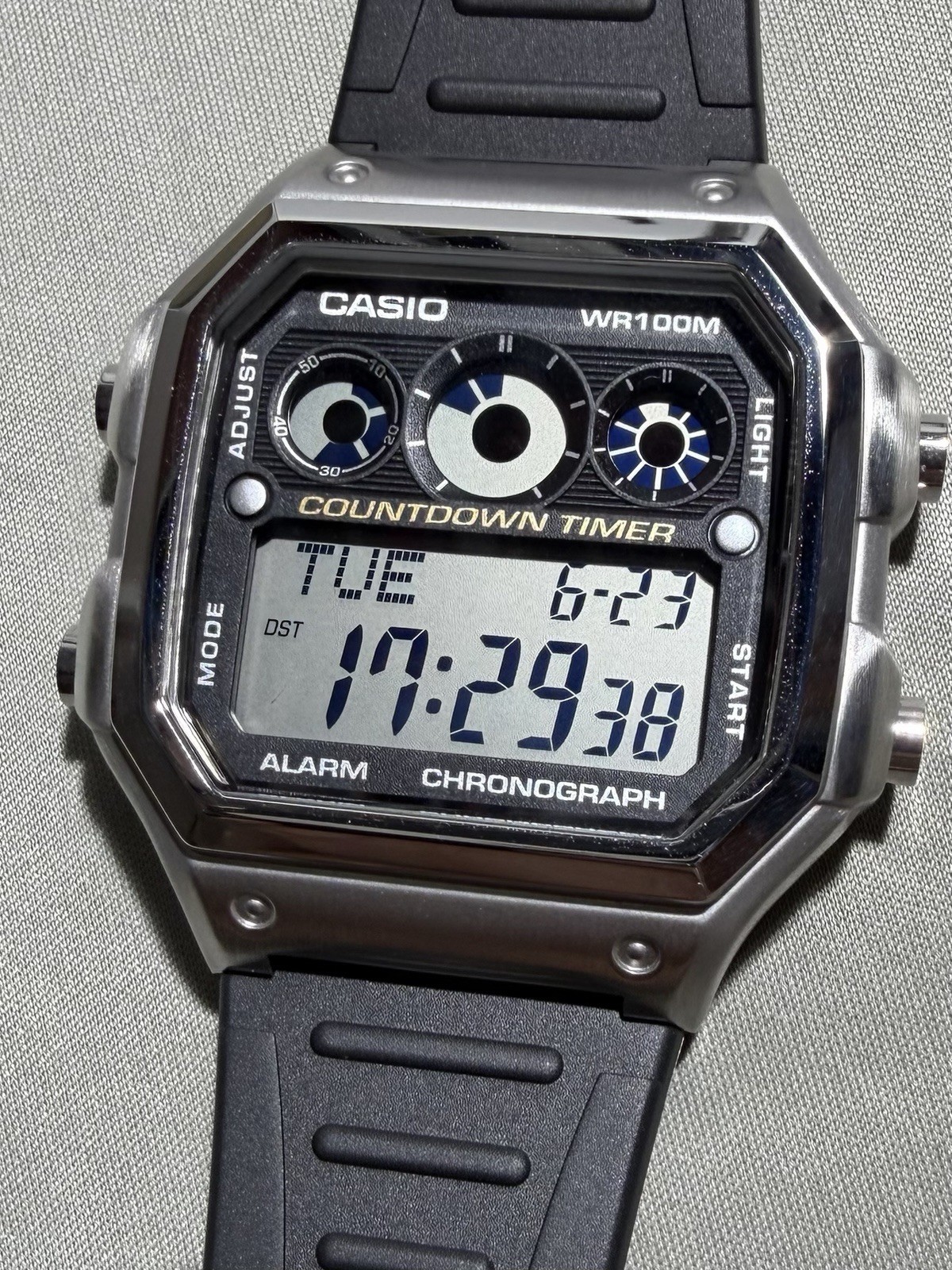 Casio AE1300WH Custom Mod Stainless Steel Case Mineral Crystal Premium Build