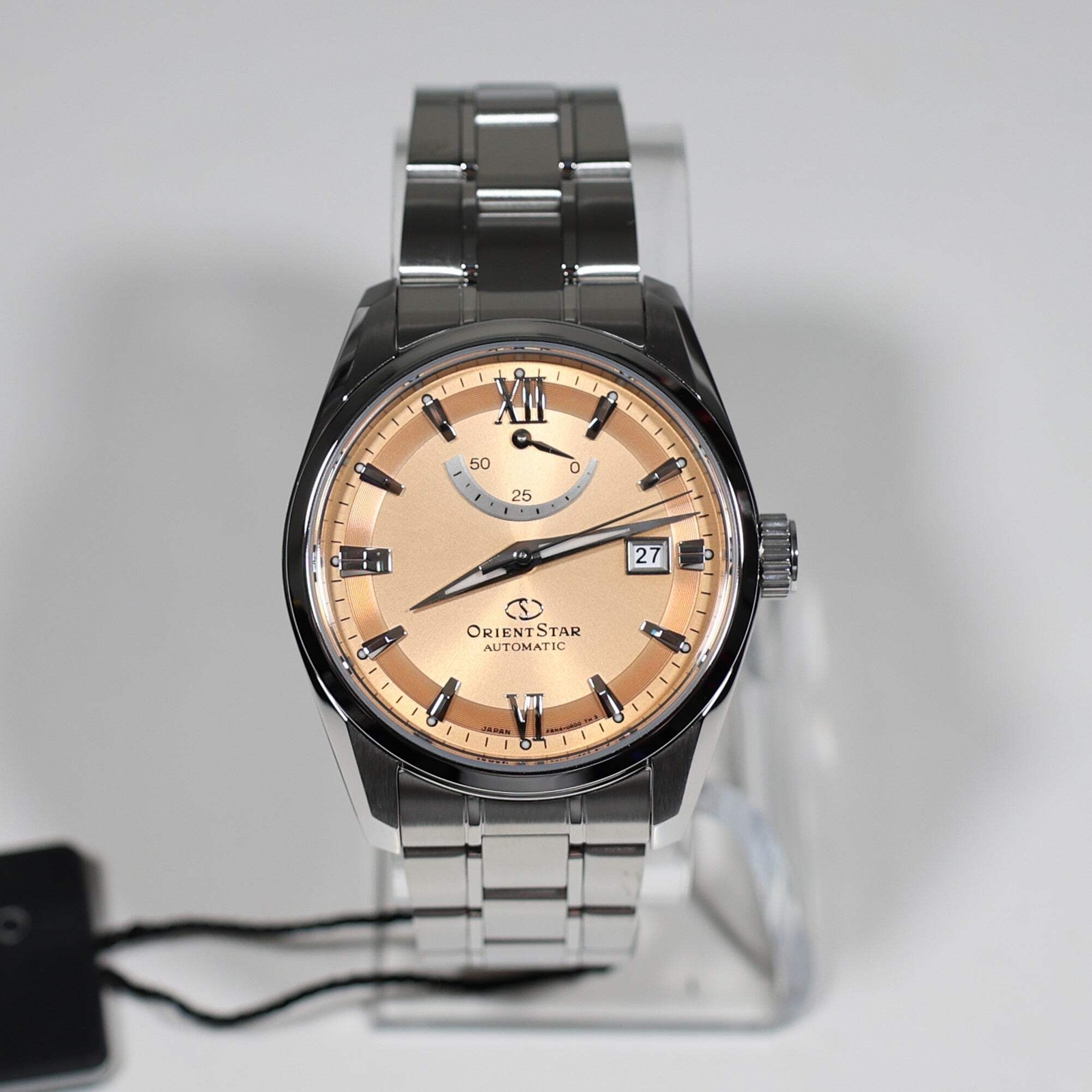 Orient Star Automatic Salmon Dial Stainless Steel Men’s Watch RE-AU0108G00B