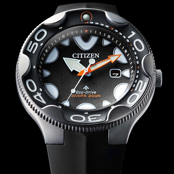 Citizen Promaster MARINE BN0230-04E 200m Diver Watch Solar Analog Men Black