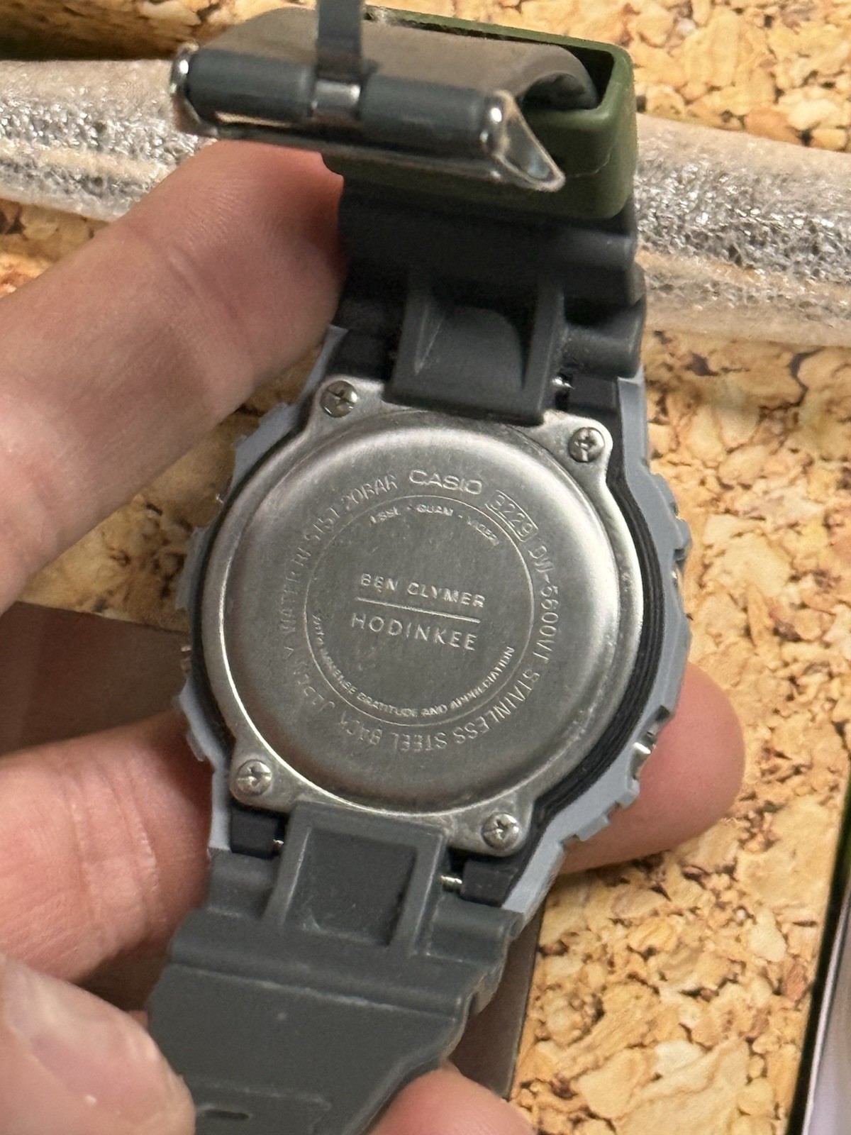 Casio G-SHOCK DW-5600VT Ben Clymer Hodinkee Digital Gray/Green Resin