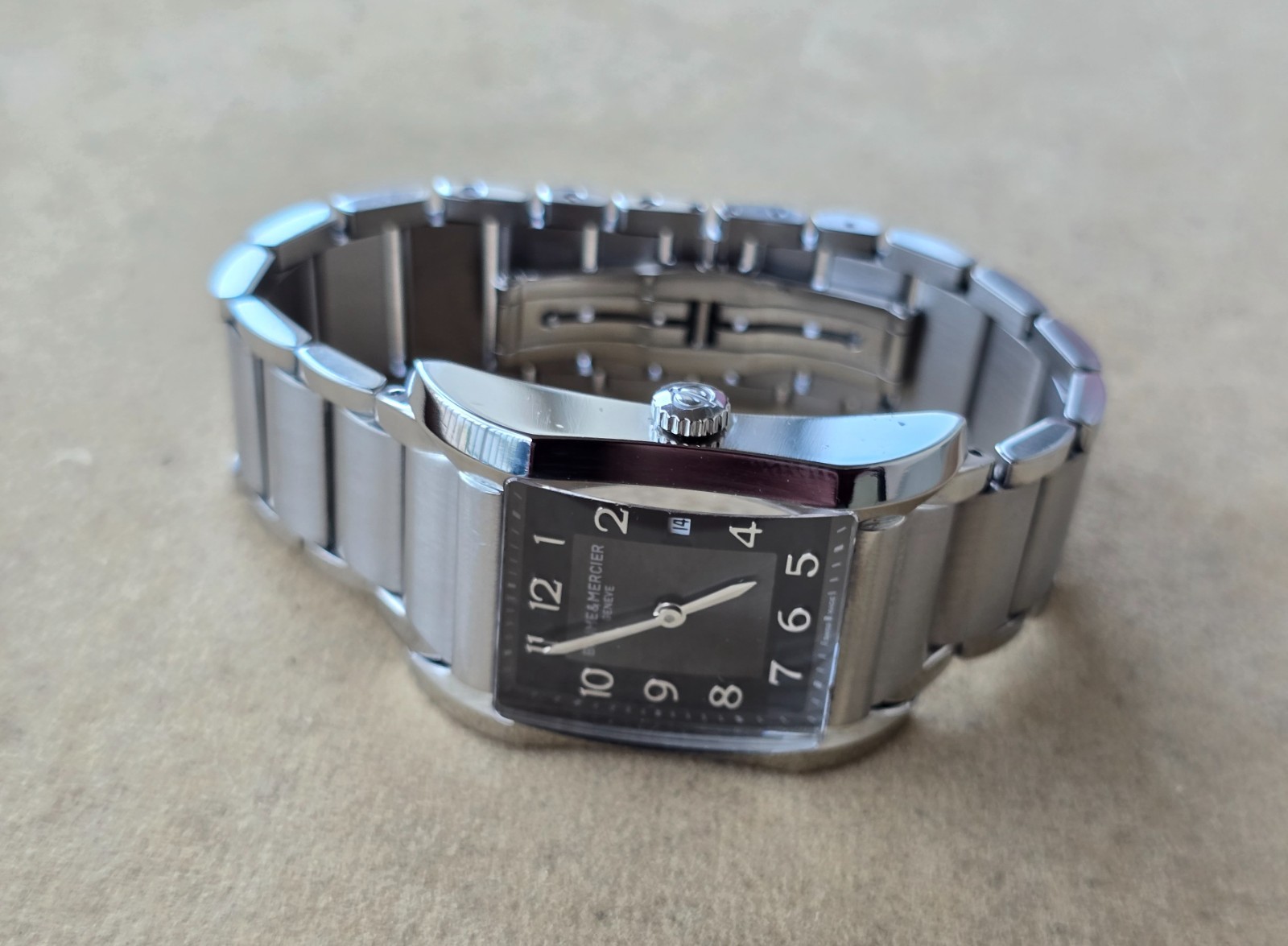 Baume & Mercier “Hampton” SS watch, in great condition