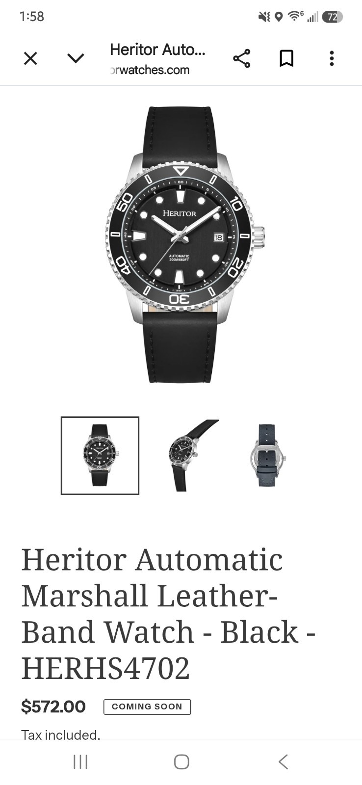HERITOR Automatic Men’s Watch