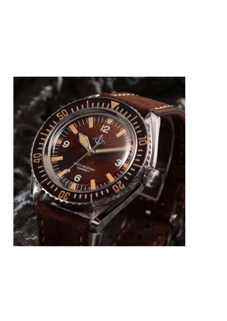 Hruodland Sharkmaster 300 Automatic Watch Miyota 8215 20 Bar Crystal Bezel
