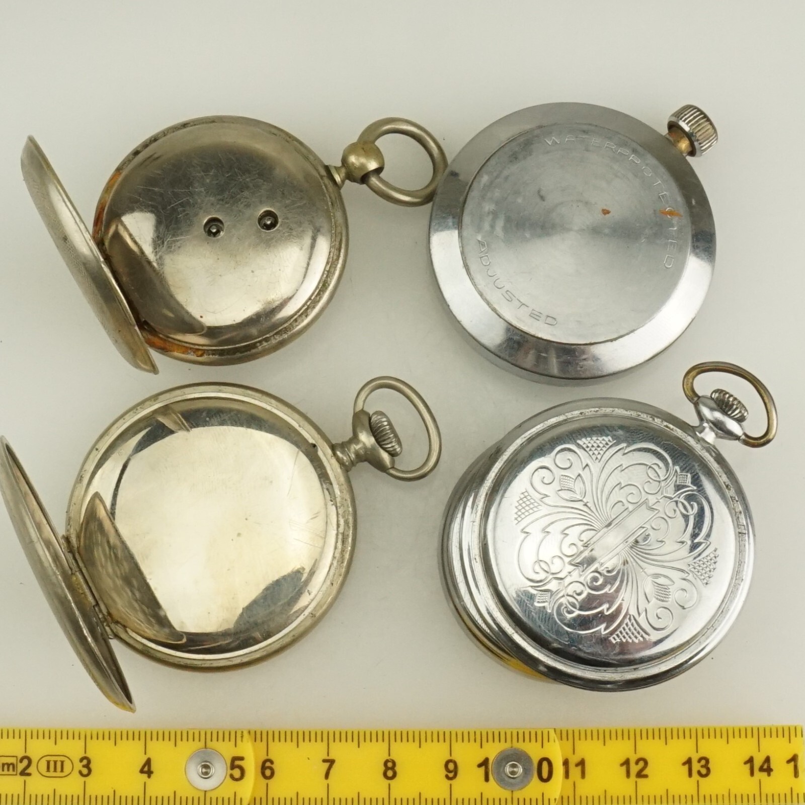4x Men’s Pocket Watch no fusee duplex no gold wrist no repeater no chronograph