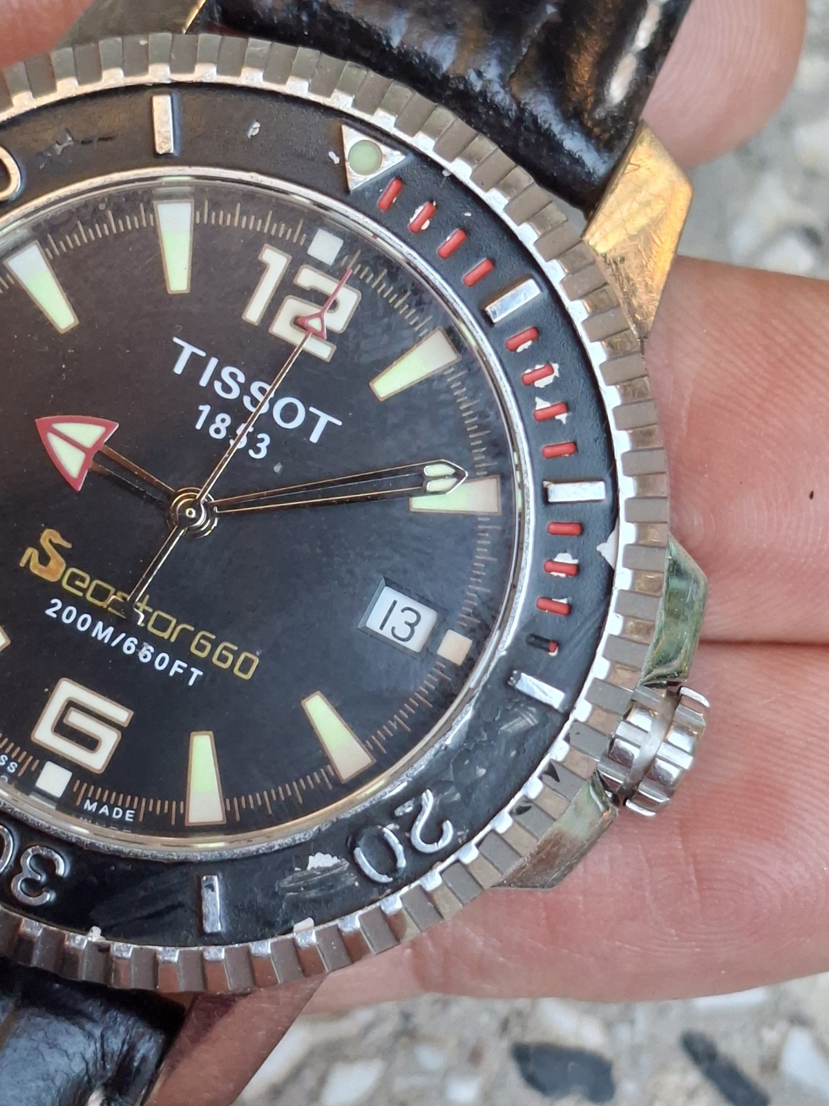 Tissot Seastar 660 200M Swiss Quartz Diver Watch Sapphire Crystal Ref A460/560