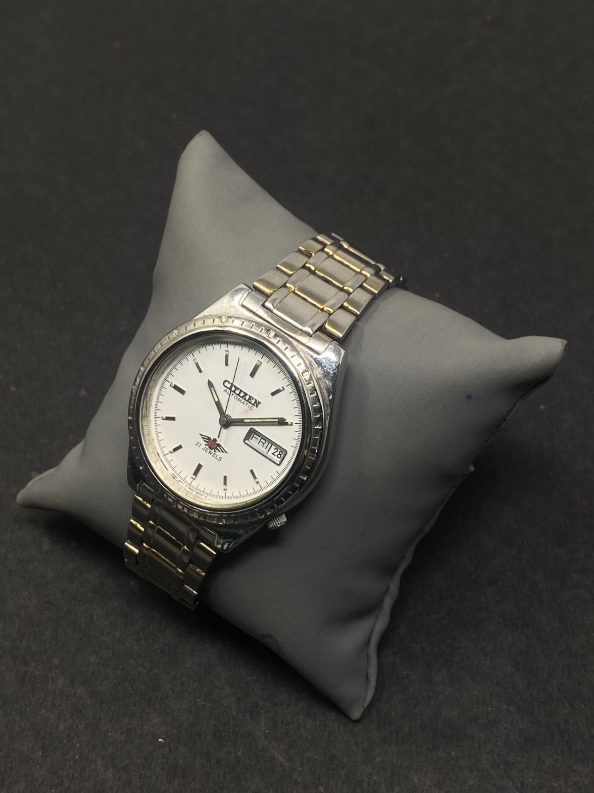 Vintage Citizen Automatic 8200A Japan Movement Day-Date Men’s Wrist Watch