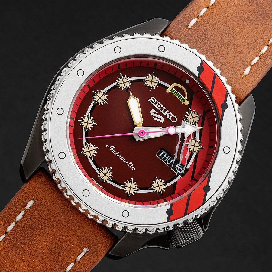 SEIKO 5 Sports Wrist Watch ONE PIECE Shanks Limited 1000 SRPH03K1 4R36 Automatic