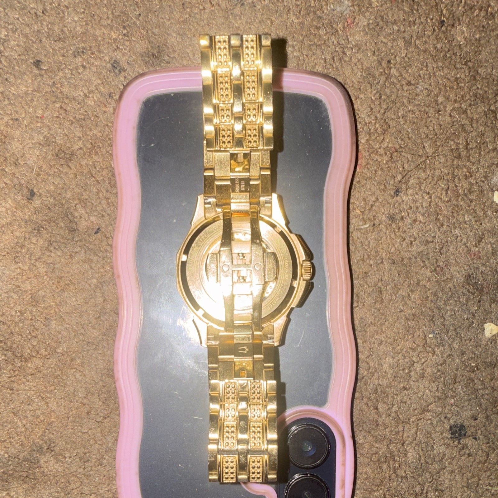 Mens Gold Octava Bulova Watch