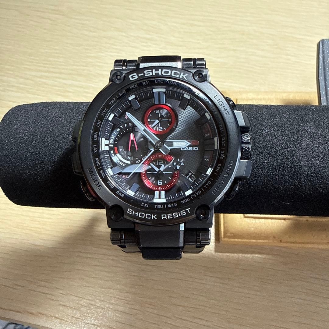 Casio G-Shock MTG-B1000B-1AJFMT Authentic Used Black Radio Solar