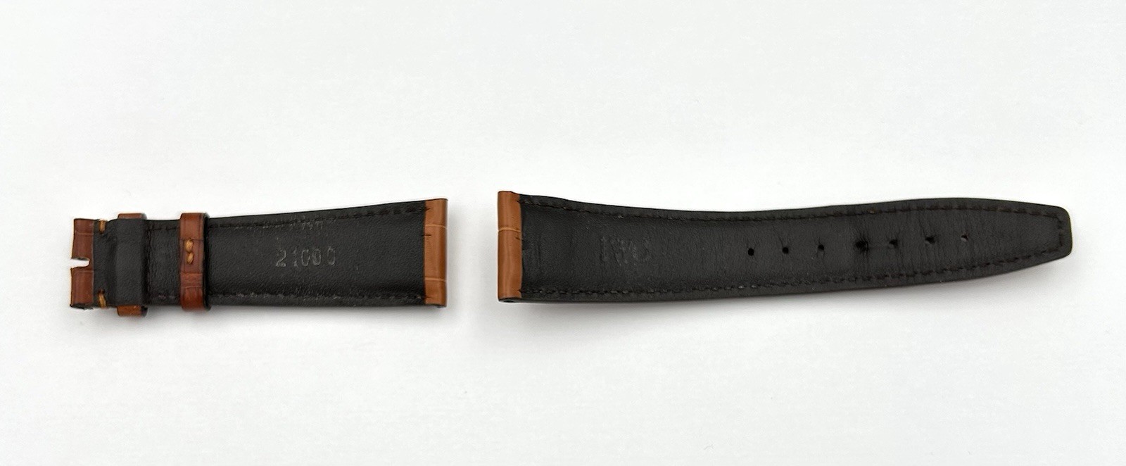 IWC Alligator Leather Strap 22/18 mm Ref. 21090 Brown Watch Band