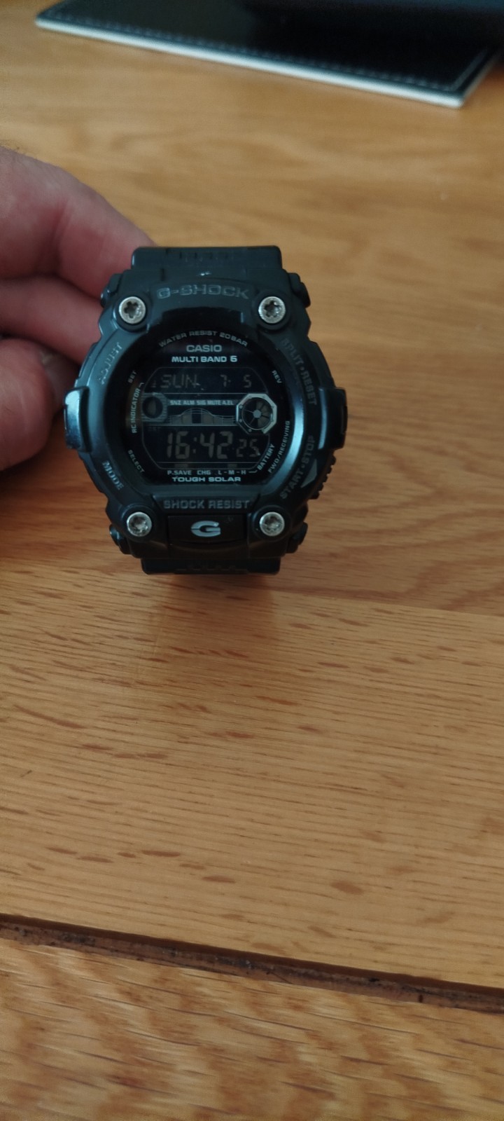CASIO G-SHOCK GW-7900B Multiband 6 Solar Watch negative case 50mm black 3200 uk