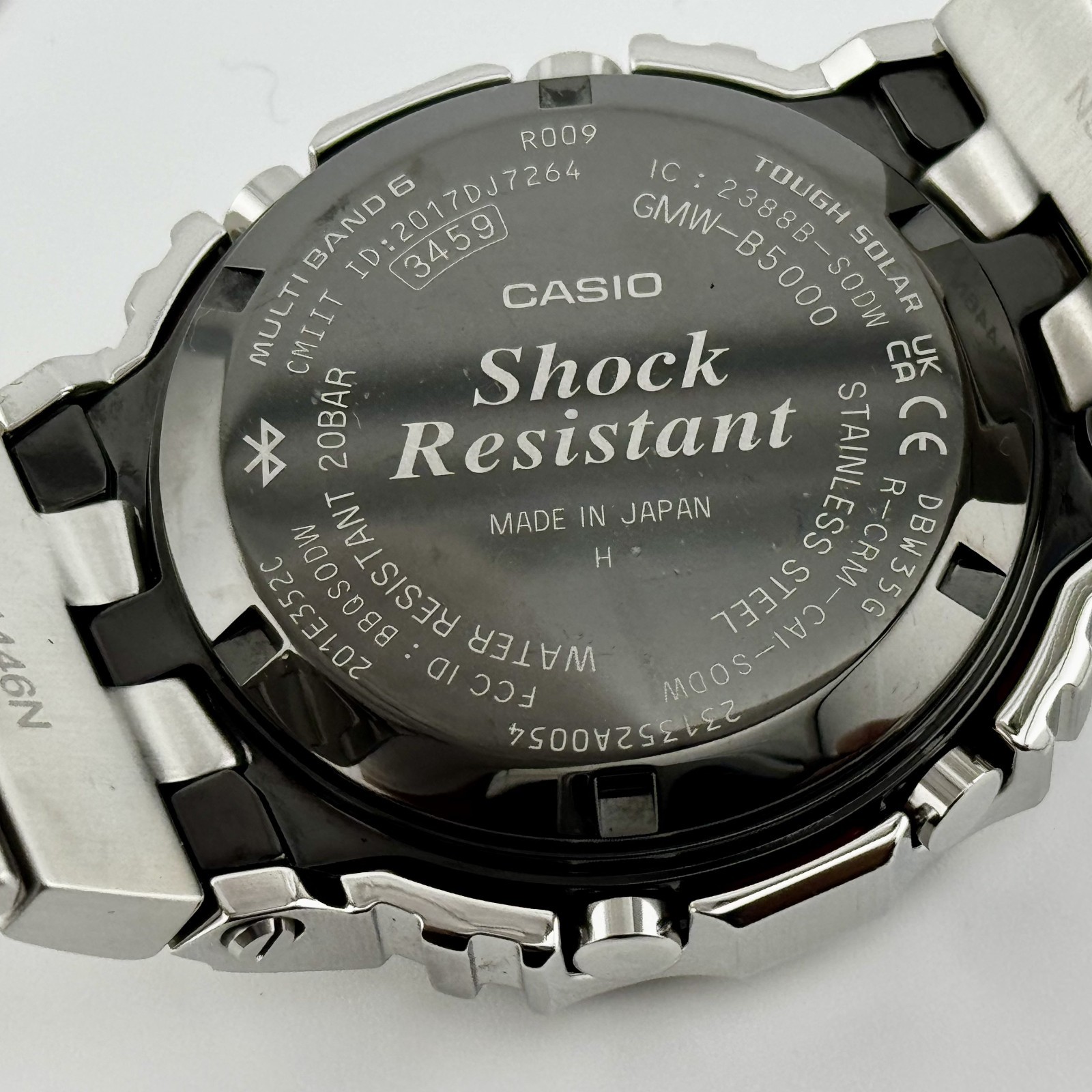 CASIO G-SHOCK GMW-B5000D-1JF Full Metal Bluetooth Digital Solar Quartz Watch