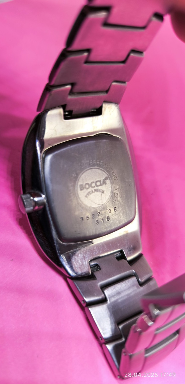 Vintage Boccia Mens Titanium Watch Quartz