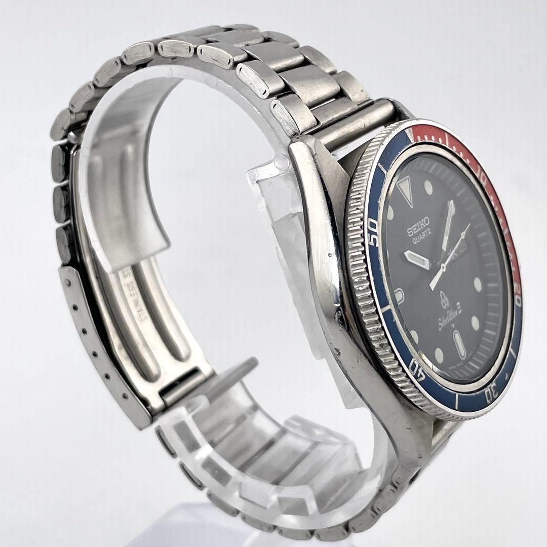 Seiko Silver Wave Z Pepsi Diver’s Red Vintage Watch Japan 1978 076127