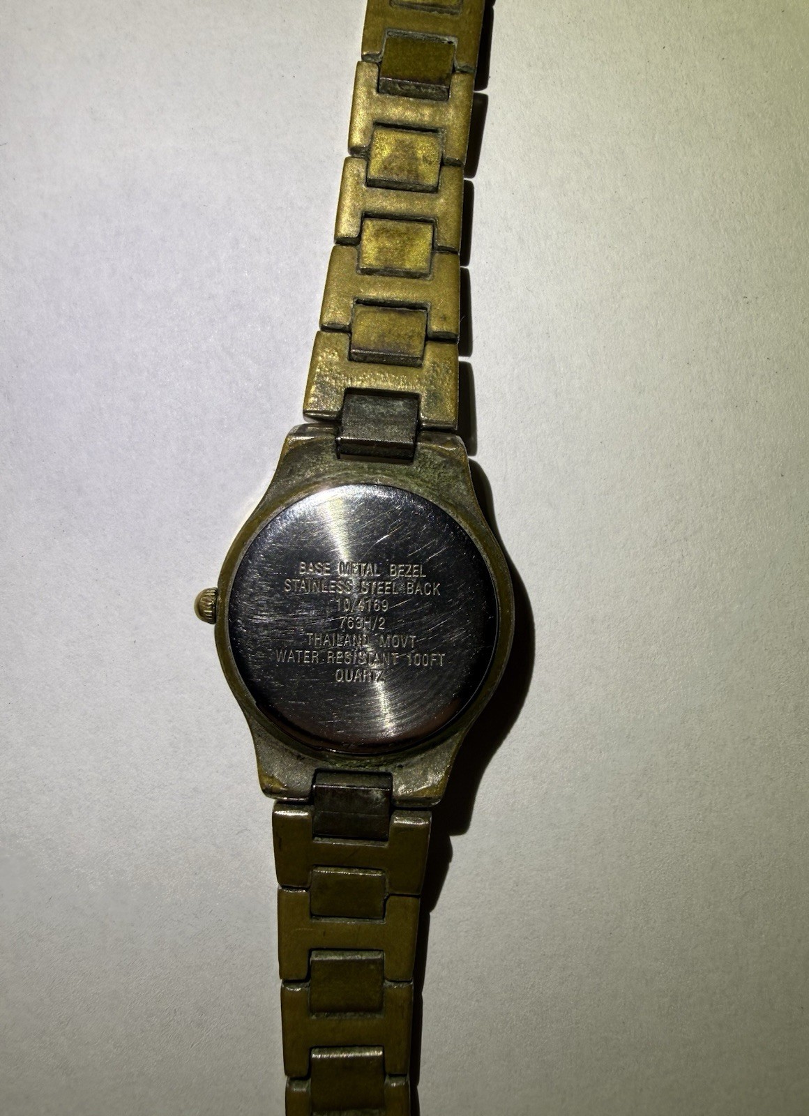 Anne Klein II Women’s Gold Tone Bracelet Quartz Watch Roman Numerals 30m WR
