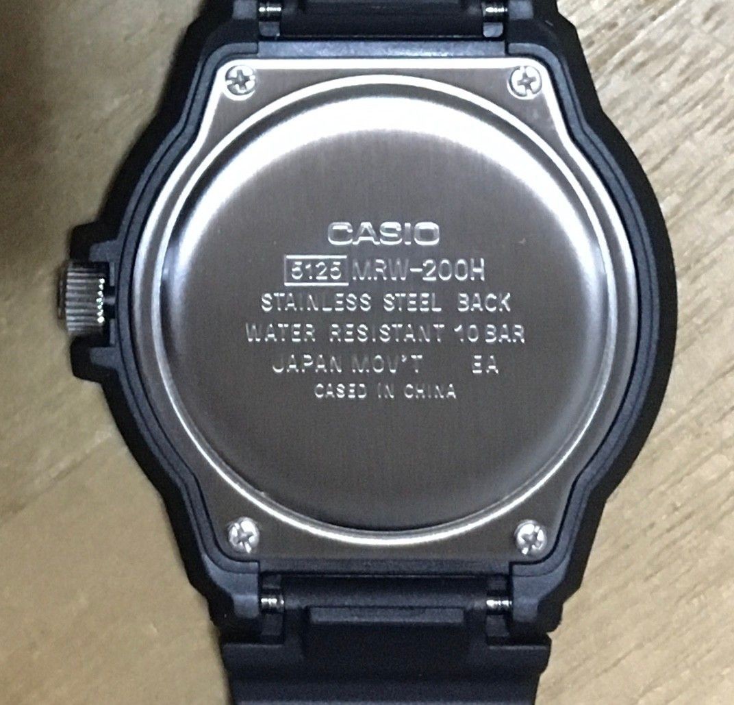 New Unused CASIO MRW 200H Diver Style Cheap Casio Rare Blue Index Military Field
