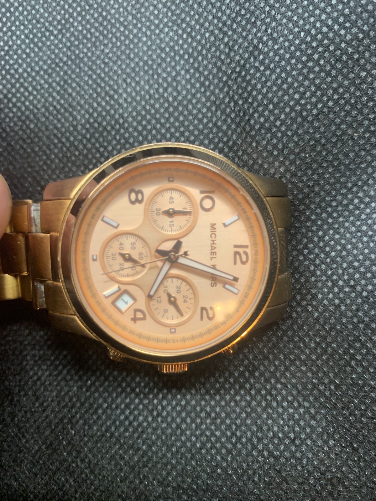 Michael Kors MK5128 Rose Gold Tone Chronograph Watch 38mm Women’s/Unisex
