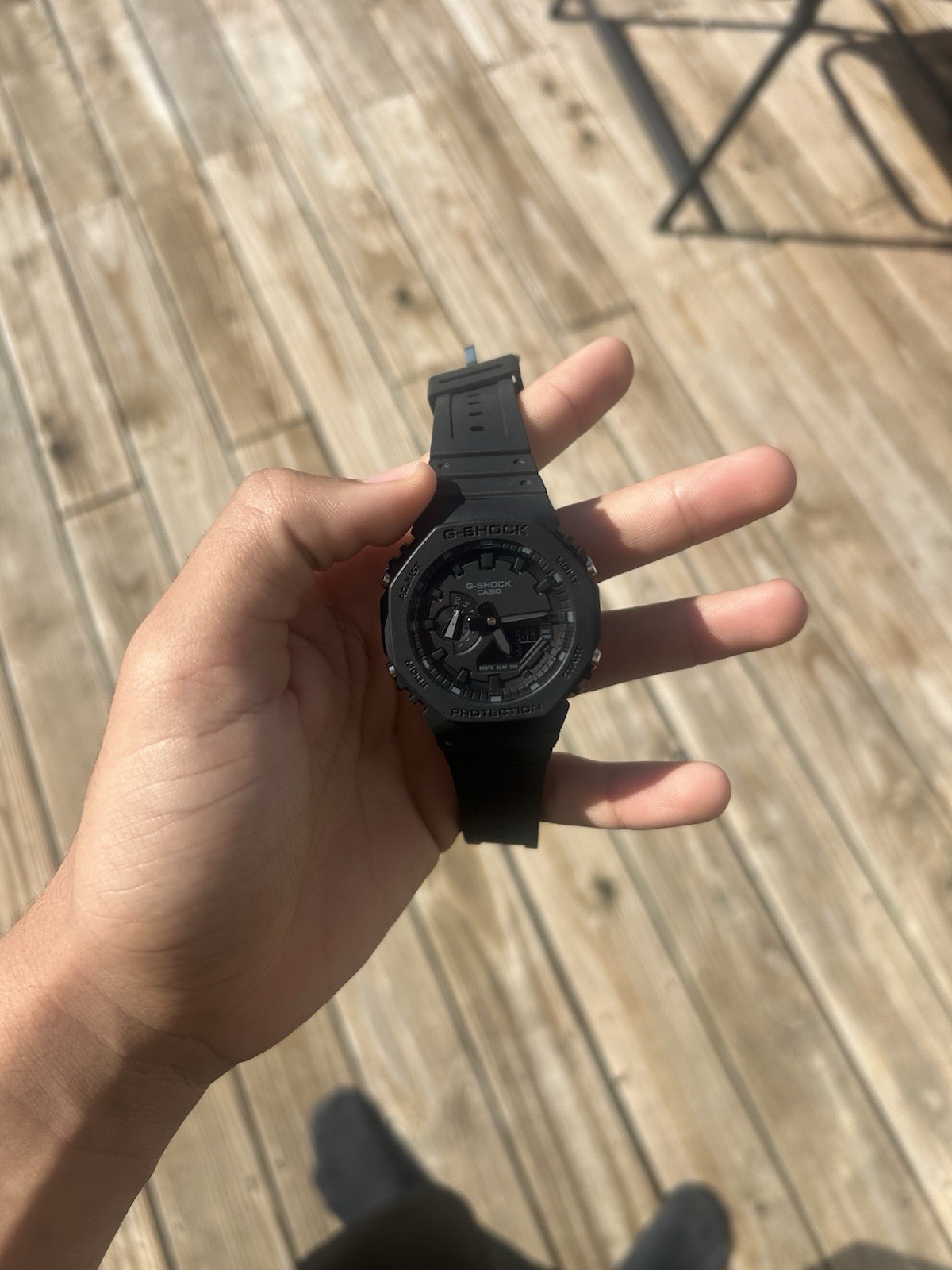 Casio G-SHOCK GA-2100 Analog/Digital Black Resin Quartz 200m Date Box Papers