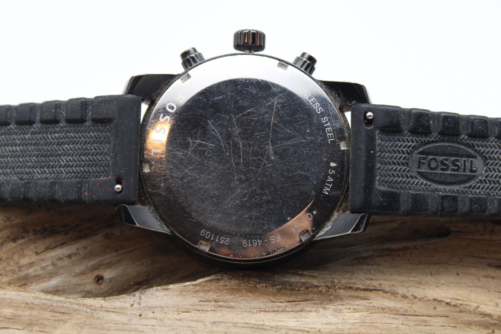 FOSSIL CHRONOGRAPH QUARTZ ES3913 111509 34.3mm 18mm LUG RUNS (AR)