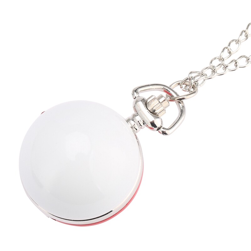 Pocket Watch Necklace Gift Arabic Numerals Dial Modern Fashion Style Retro Chain