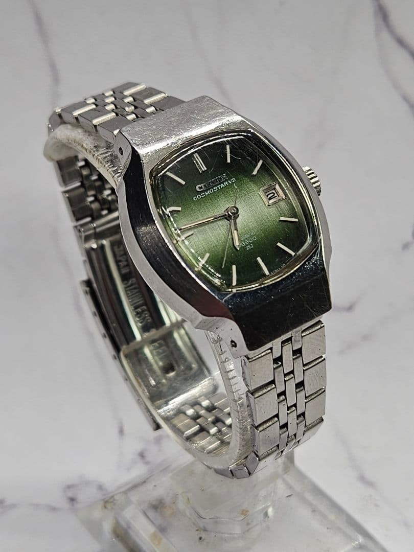 Working condition mechanical CITIZEN COSMOSTAR V2 automatic winding wristwatch