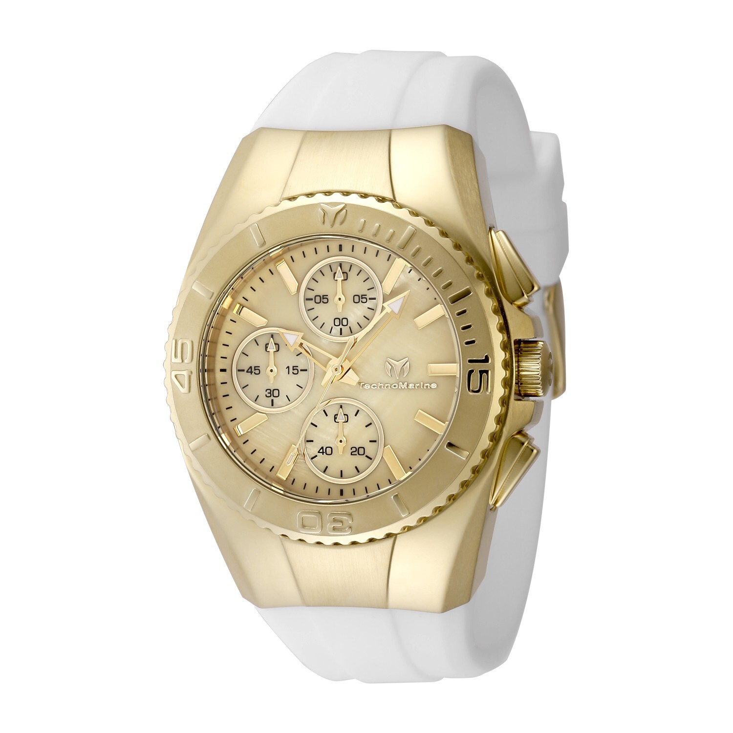 TechnoMarine Women’s TM-124035 Cruise Original 38mm gold with 3 straps Included.