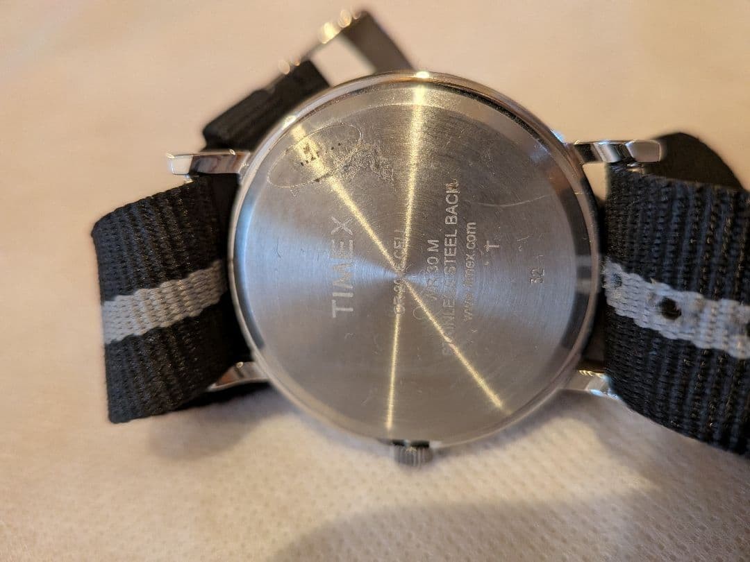 Timex Watch 2016-CELL Quartz Black Dial Wristwatch