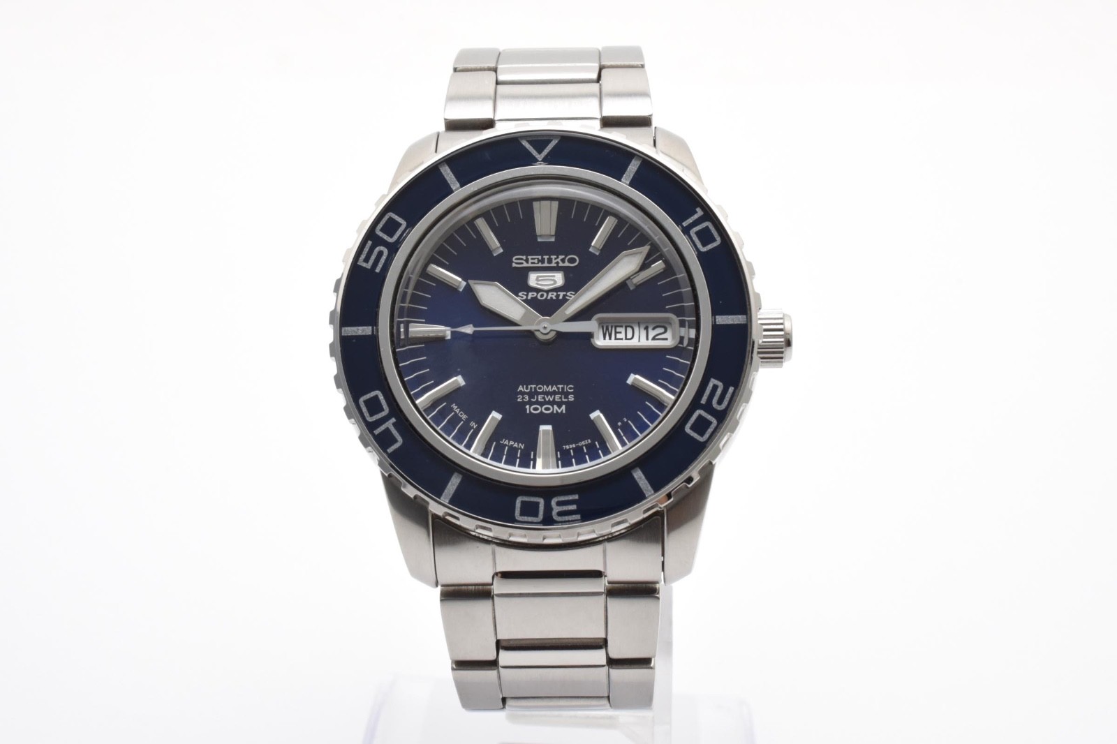 [Near MINT] Seiko 5 Sports 7S36-04N0 Automatic Blue Dial Men’s Watch Japan