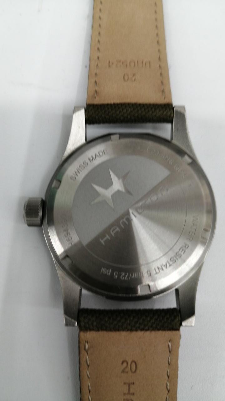 Khaki Field Mechanical Model H694390 HAMILTON