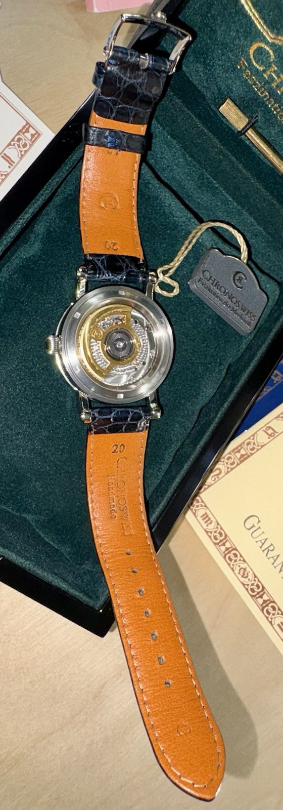 Chronoswiss – Lunar Moon Phase Triple Calendar – CH 9323 – C.931 – Box & Papers