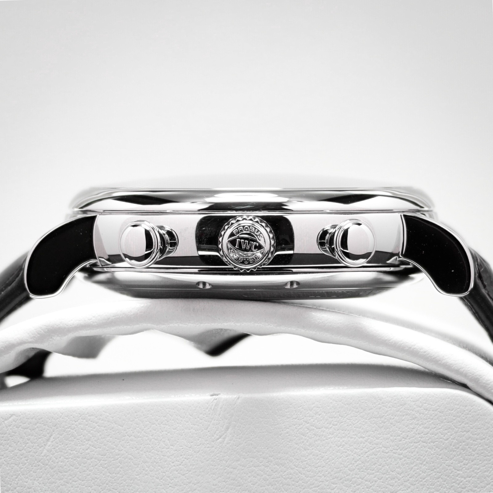 IWC Schaffhausen Portofino [Complete] 42mm Steel Case Black Dial Alligator Strap