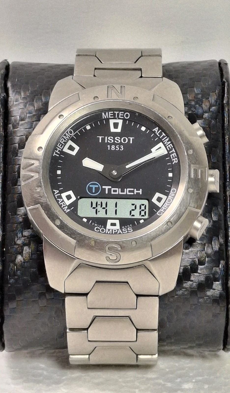 TISSOT 1853 T-TOUCH Z251/351 Titanium Band Watch Sapphire Crystal WR 30M