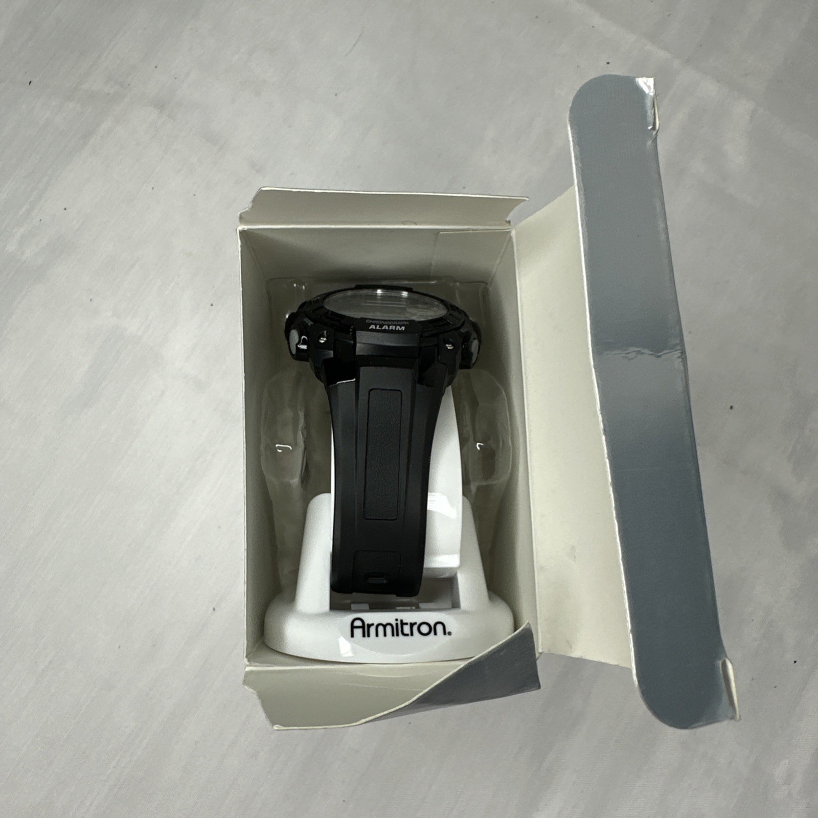 Armitron Digital watch. MD09188. 40/8209. 44mm. Black. New in box.