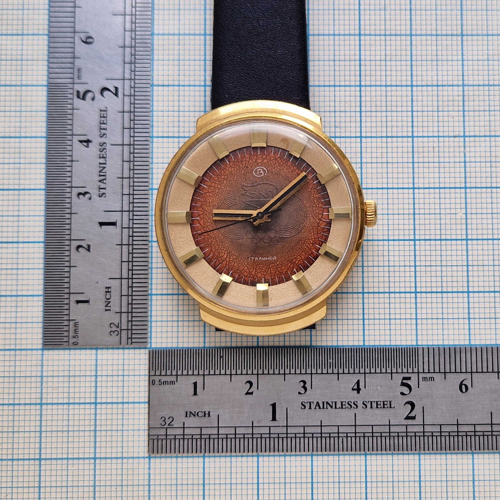 Vintage Soviet mechanical watch Vostok Olympics 80. Chistopol. USSR