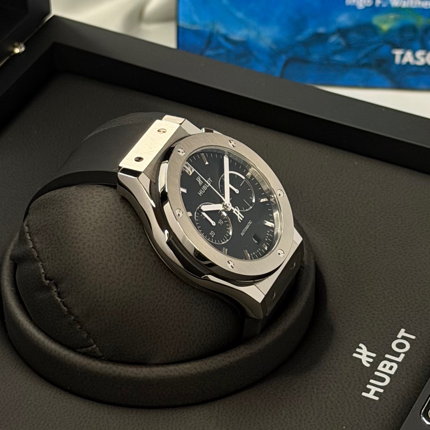 Hublot Classic Fusion Chronograph Titanium 541.NX.1171.RX Full Set Warranty
