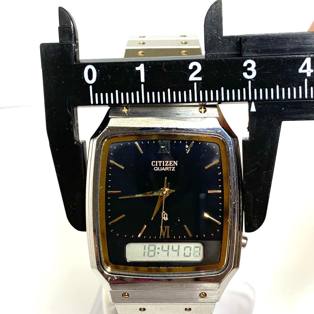 R7-3247 CITIZEN 8930 Quartz Watch, Black Stainless Steel