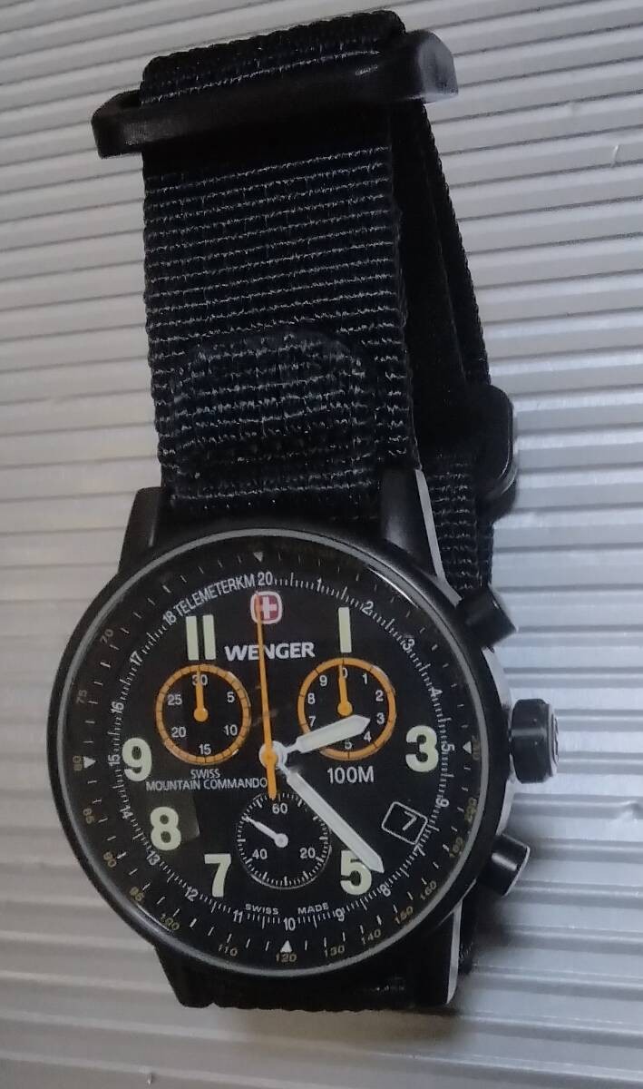 [B1P] Wenger Swiss Mountain Command Chrono WEN70724XL Movie Model [r9s]